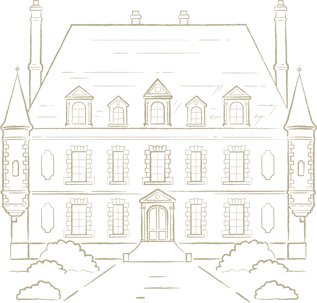 Dessin du manoir